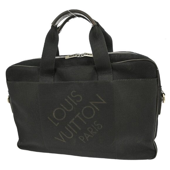 LOUIS VUITTON BLACK DAMIER GEANT ASSOCIE PM HANDBAG N58038 NQ02251 BN02 - Picture 2 of 7